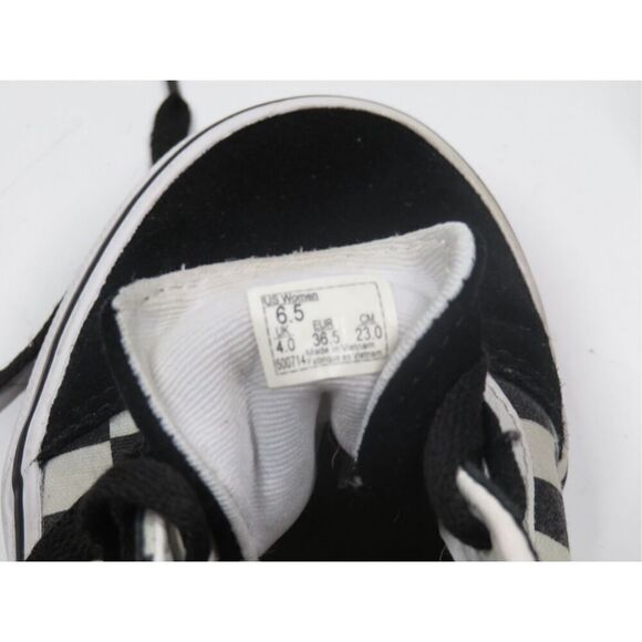 VANS Old Skool Checkerboard Primary Check Sidestripe Low Top Sneaker Women 6.5 - Picture 8 of 8